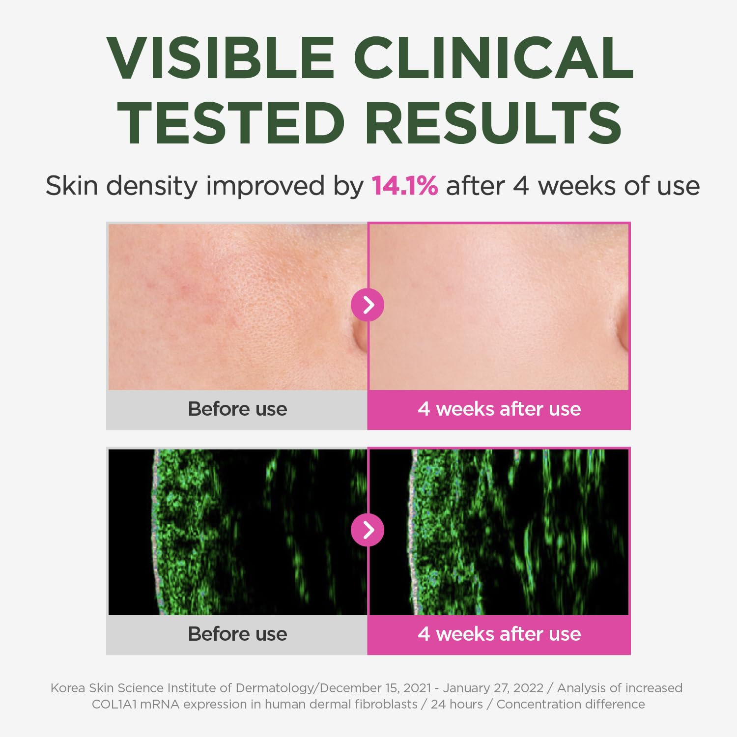 CKD Guaranteed Retino Collagen Pumping Ampoule texture swirl indicating hydration boost for skin.