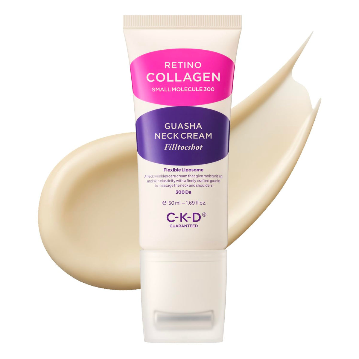 CKD Gua Sha Neck Cream bottle for daily neck care
