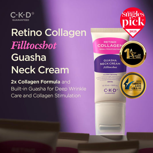 CKD Gua Sha Neck Cream roller used for massage and absorption