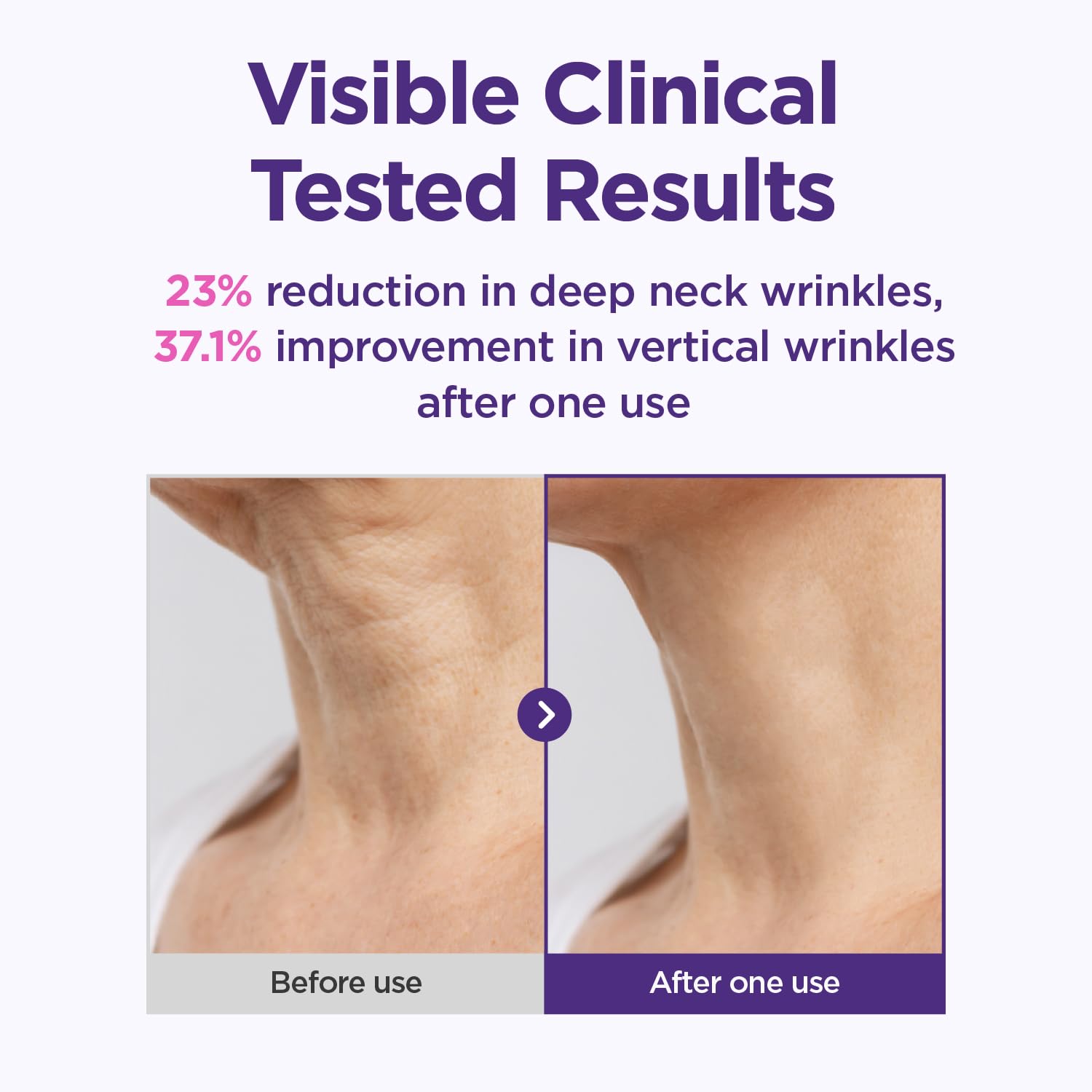 CKD Gua Sha Neck Cream spread showing even coverage
