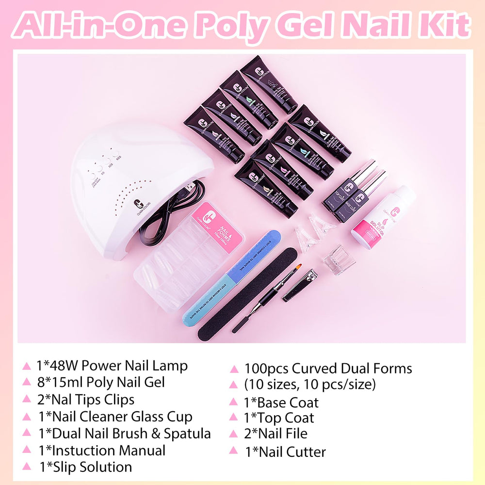 Clara Colors 48W nail lamp for fast curing and crisp finishes
