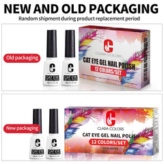 Clara Colors base and top coat gel for glossy finish