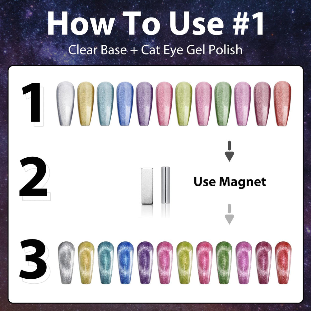 Clara Colors black base gel used for starting tones