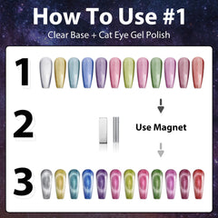 Clara Colors black base gel used for starting tones