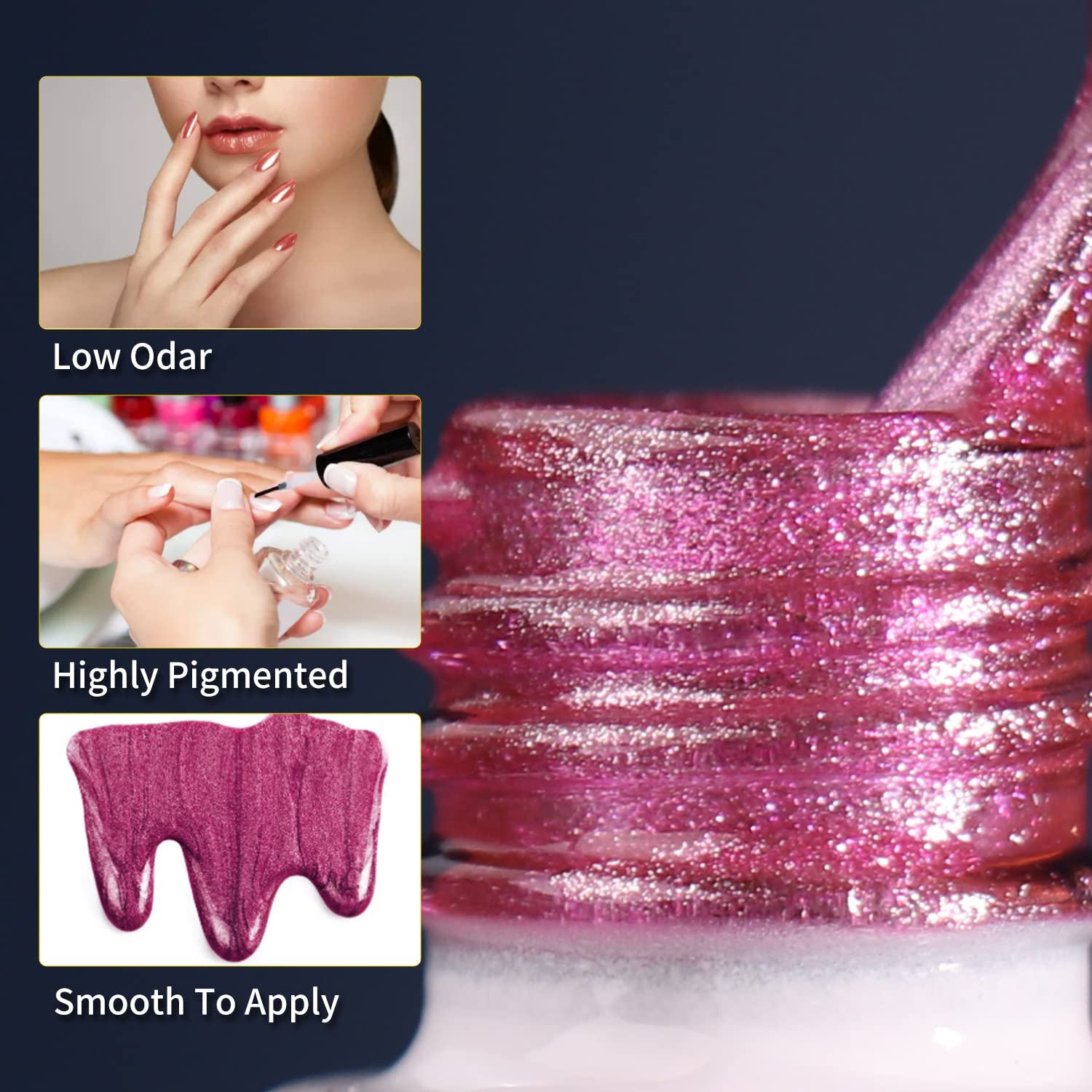 Clara Colors magnet sticks included for cat-eye nail art