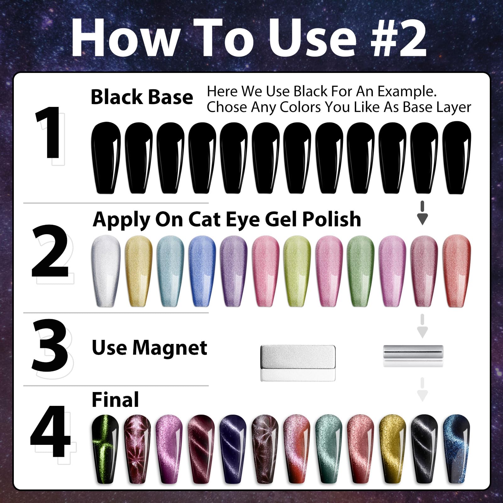Clara Colors white base gel for even color application