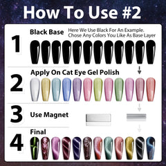 Clara Colors white base gel for even color application