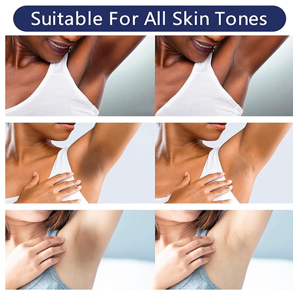 Inner thigh area moisturized by clarifying cream for skin comfort.