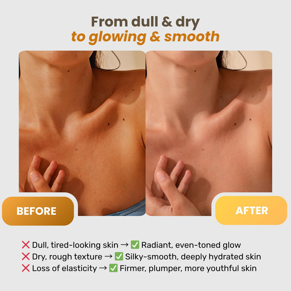 Damp skin being massaged with Clarimond Cream for smooth absorption.