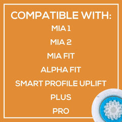 Clarisonic deep pore brush head for Smart Profile Uplift promotes clear pores