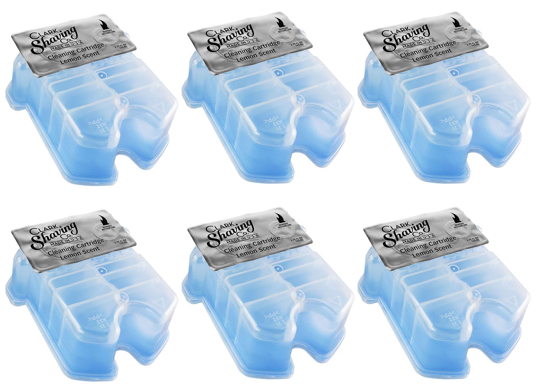 Clark Shaving Co refill cartridges for Braun CCR six-pack, quick replacement for cleaner grooming.