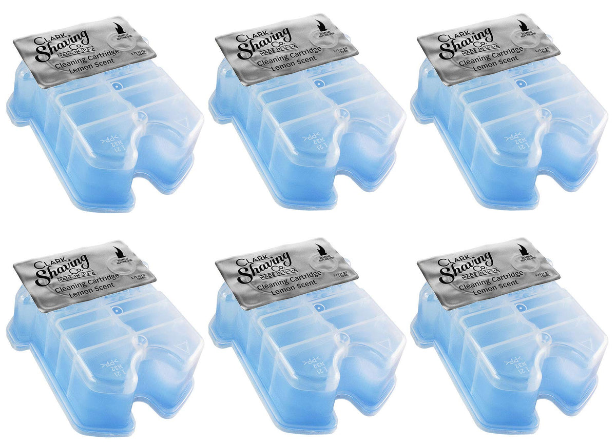 Clark Shaving Co refill cartridges for Braun CCR six-pack, quick replacement for cleaner grooming.