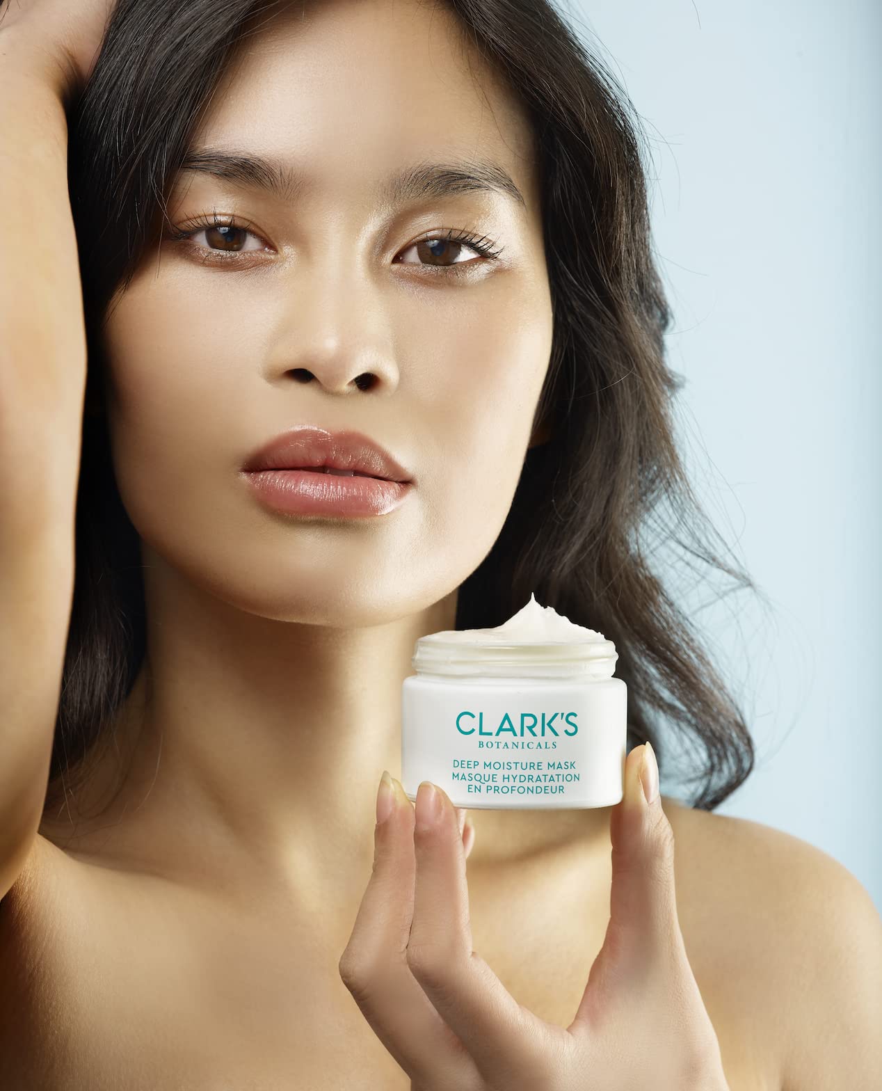 Clark's Botanicals Deep Moisture Mask after use reveals smoother, softer skin.