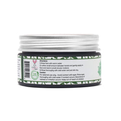 Clay Lotus action close-up shows gentle, non-drying formula for sensitive skin