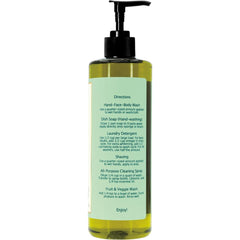 Claya unscented Liquid Castile Soap suitable for sensitive skin routines.