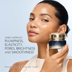 Clé de Peau Beauté Advanced Night Cream refill packaging supports sustainable routines.