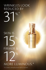 Feature of 24K Gold Retinol Complex and antioxidant-inspired benefits.