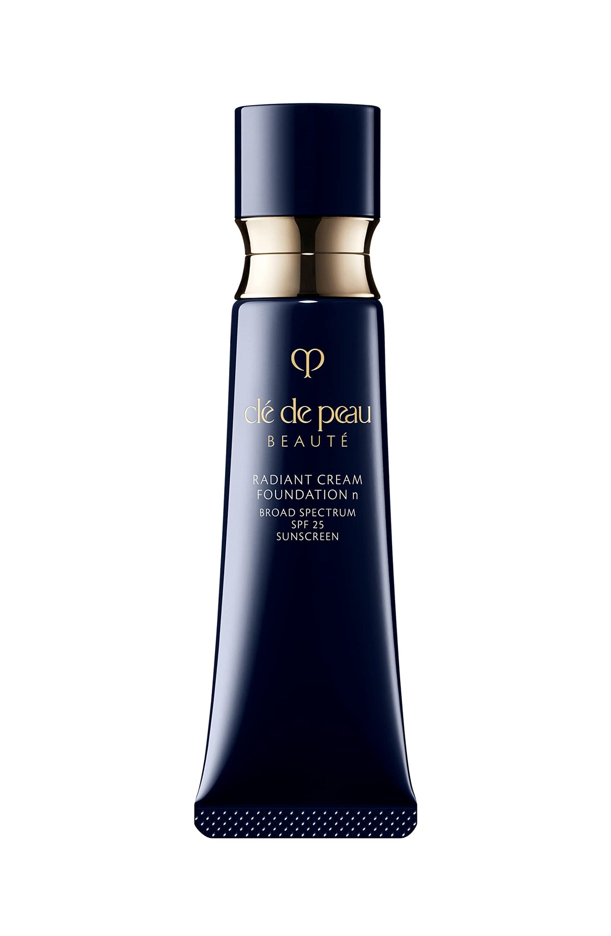 Clé de Peau Beauté Radiant Cream Foundation I10 bottle highlights skincare-inspired coverage with SPF 25