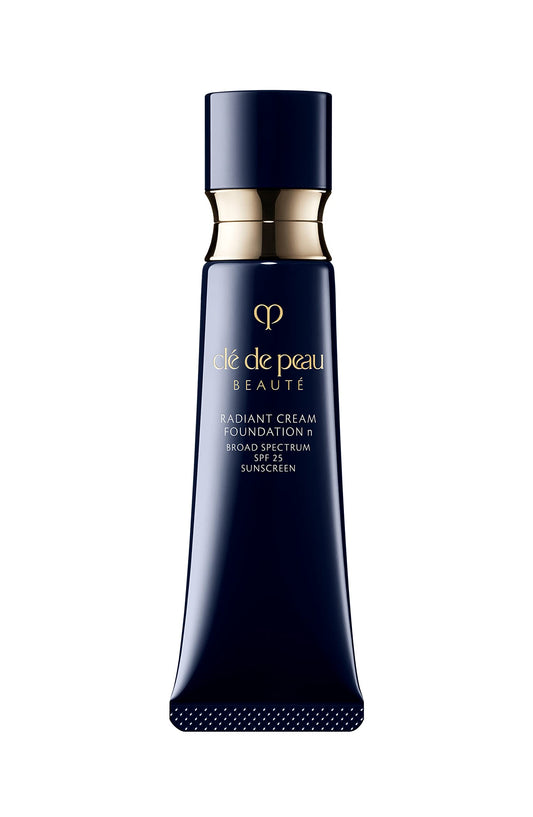Clé de Peau Beauté Radiant Cream Foundation I10 bottle highlights skincare-inspired coverage with SPF 25