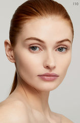 I10 foundation applied on skin for a dewy, radiant finish