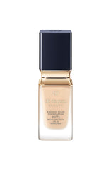Cle de Peau Beauté Radiant Fluid Foundation O10 bottle shows matte finish and skincare benefits