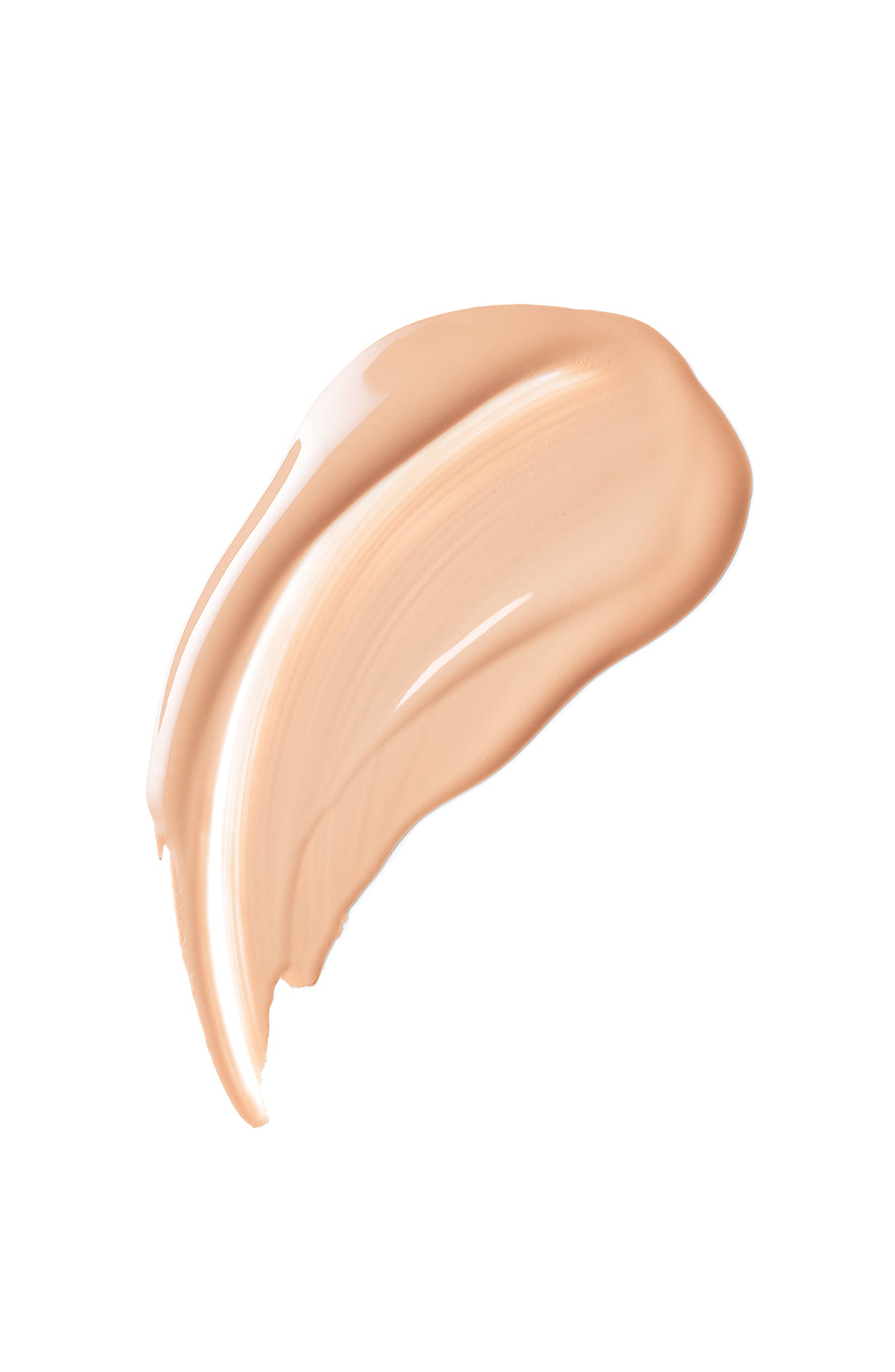 Cle de Peau Radiant Fluid Foundation O20 texture swatches display natural coverage.