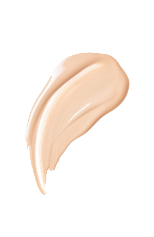 Cle de Peau Beaute Radiant Fluid Foundation on skin for natural luminosity.