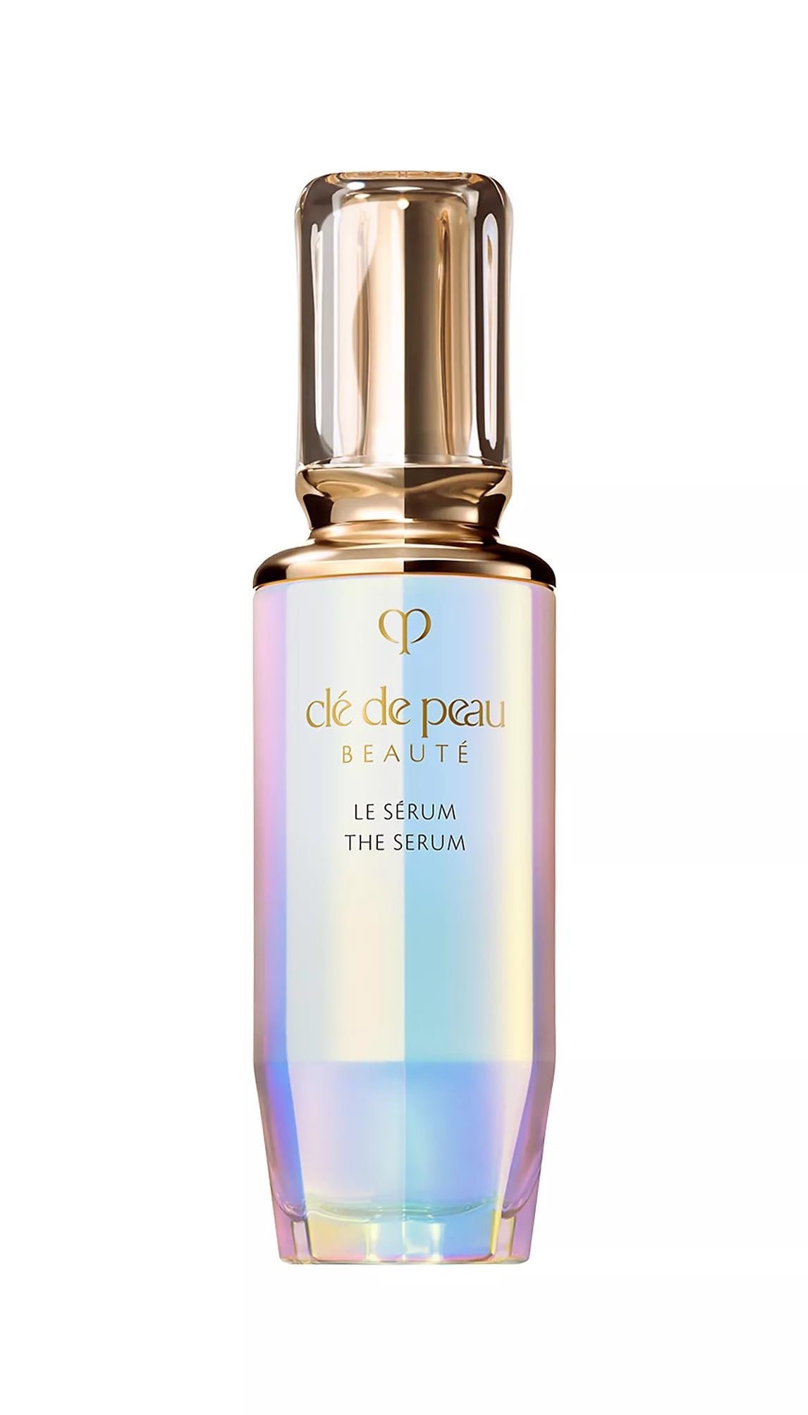 Clé de Peau Beauté The Serum 50mL bottle front view, premium skincare packaging.