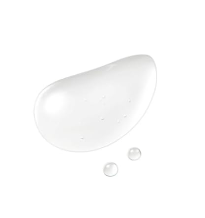 Silky serum swirl on skin highlighting smooth texture