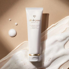 Clé de Peau Beauté Softening Cleansing Foam Mini moisture balance visuals imply gentle hydration