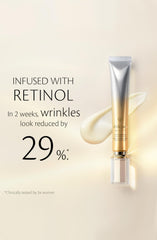 Clé de Peau Beauté Wrinkle Smoothing Serum Supreme on vanity evokes premium skincare ritual.