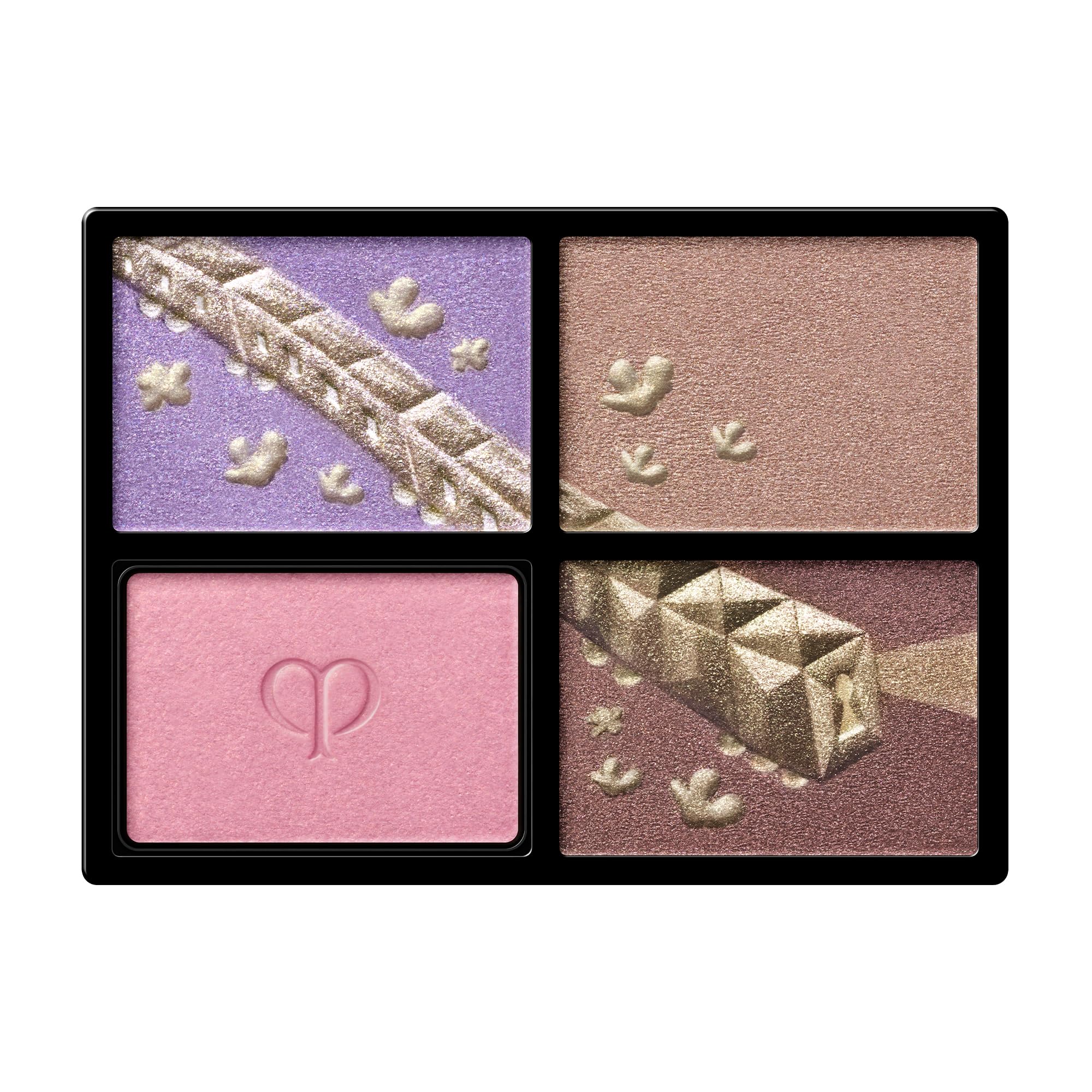 Clé de Peau Eye Color Quad 504 Golden Beige warms eyelids with natural glow