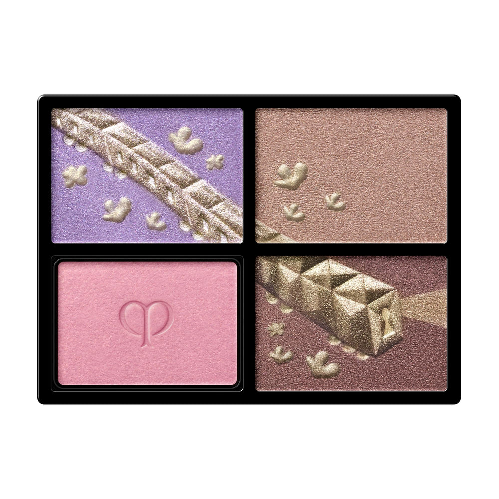 Clé de Peau Eye Color Quad 504 Golden Beige warms eyelids with natural glow