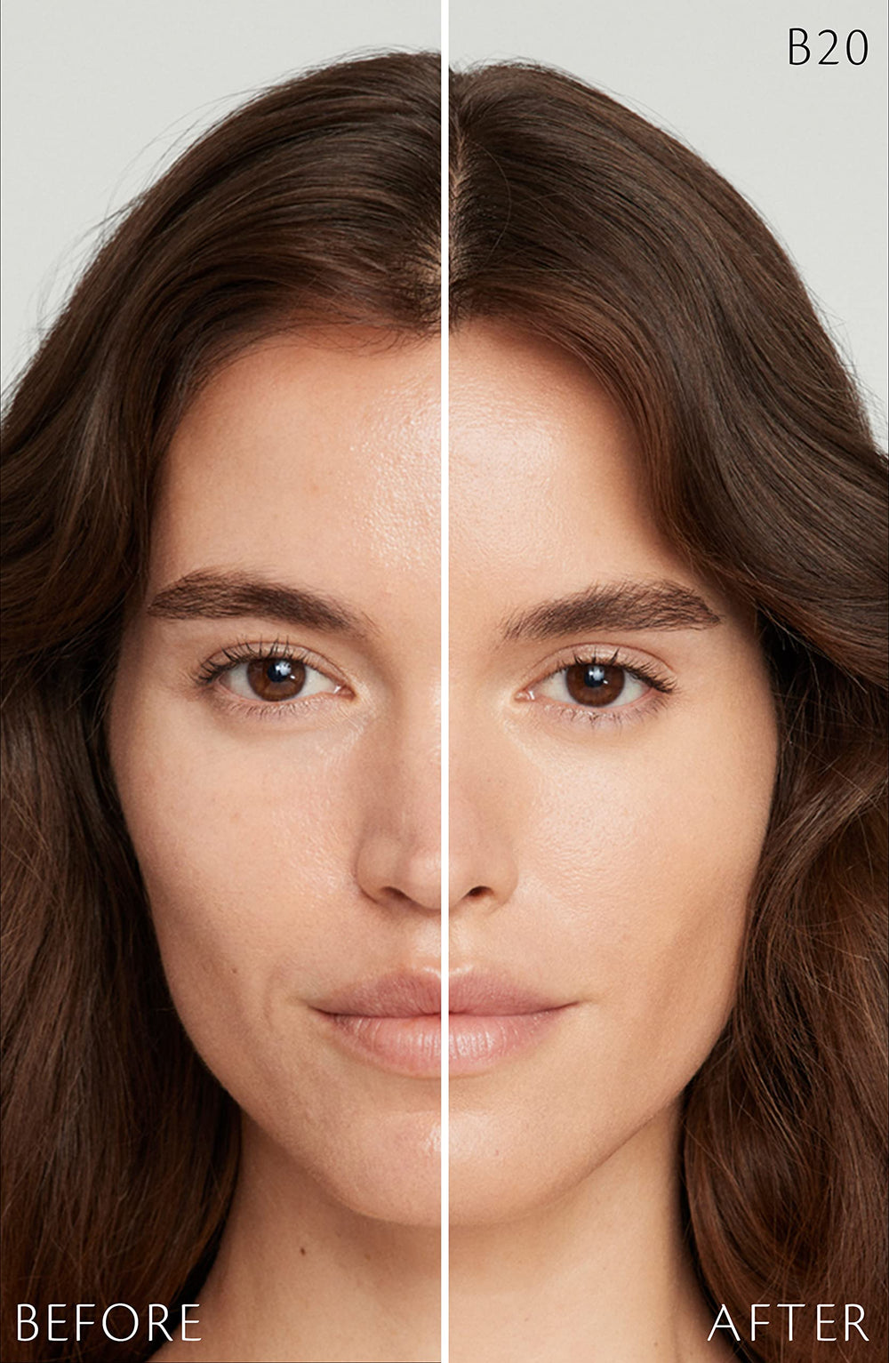 Pump application demonstrating smooth glide across skin with buildable coverage.