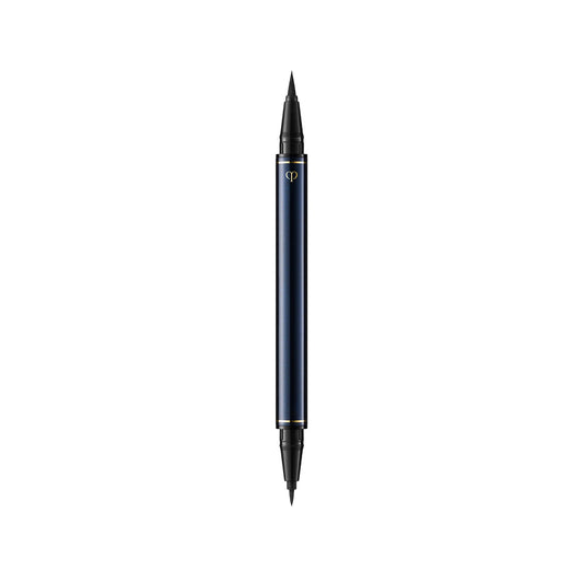 Clé de Peau Beauté intensifying liquid eyeliner brown cap close-up for precise control and quick-dry performance