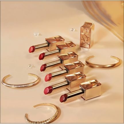 Clé de Peau Beauté The Precious Lipstick Shade 2 day look with neutral-rose tone.