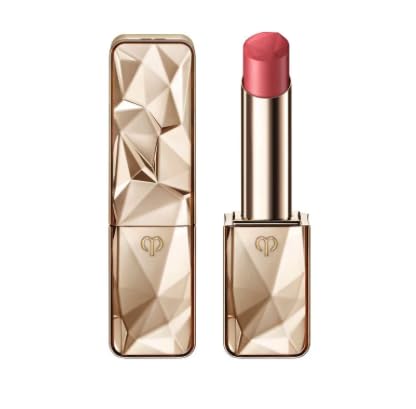 Clé de Peau Beauté Precious Lipstick Shade 4 with a gold cap delivers rich color.