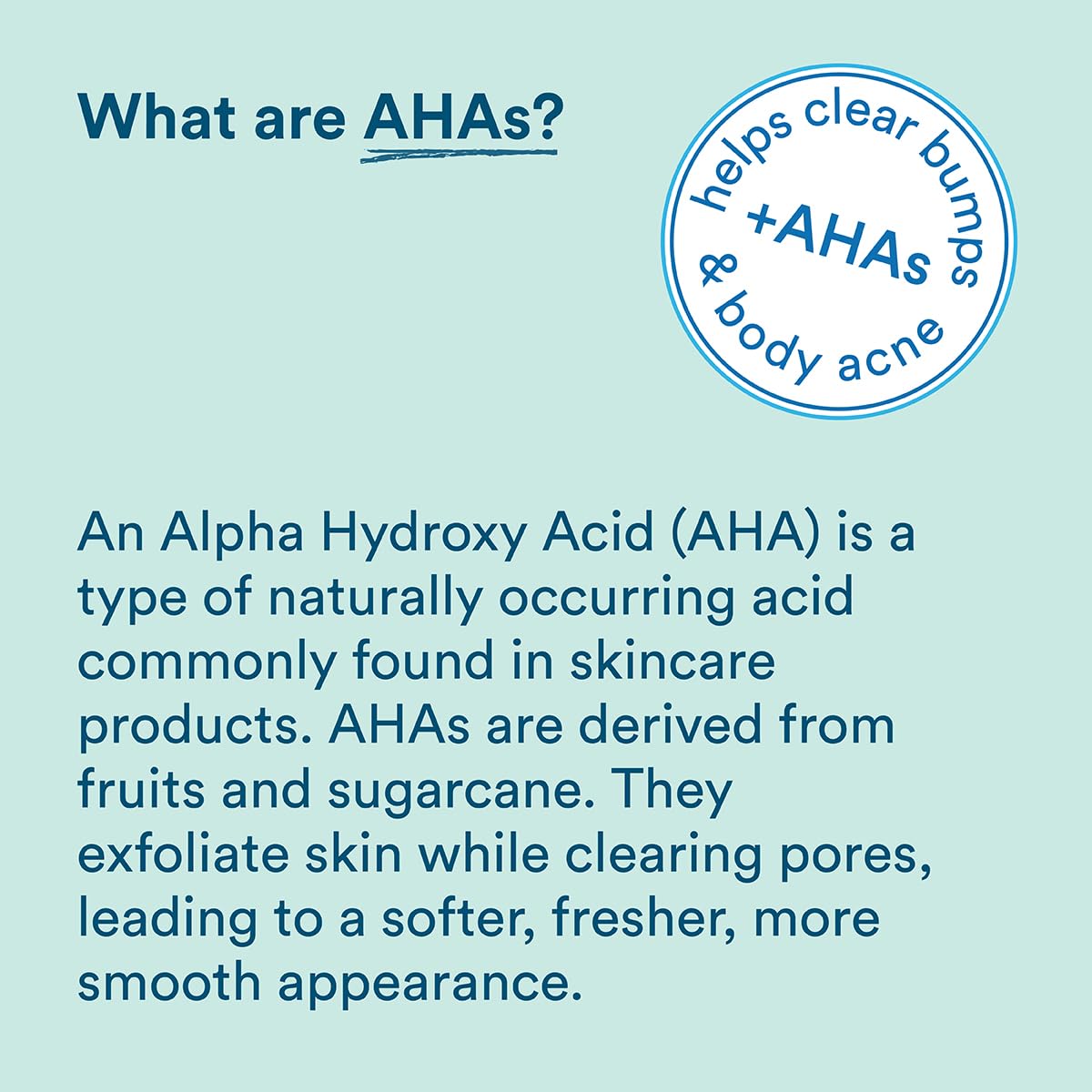 Close-up of Clean Age AHA from fruit and sugarcane ingredient