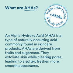 Close-up of Clean Age AHA from fruit and sugarcane ingredient
