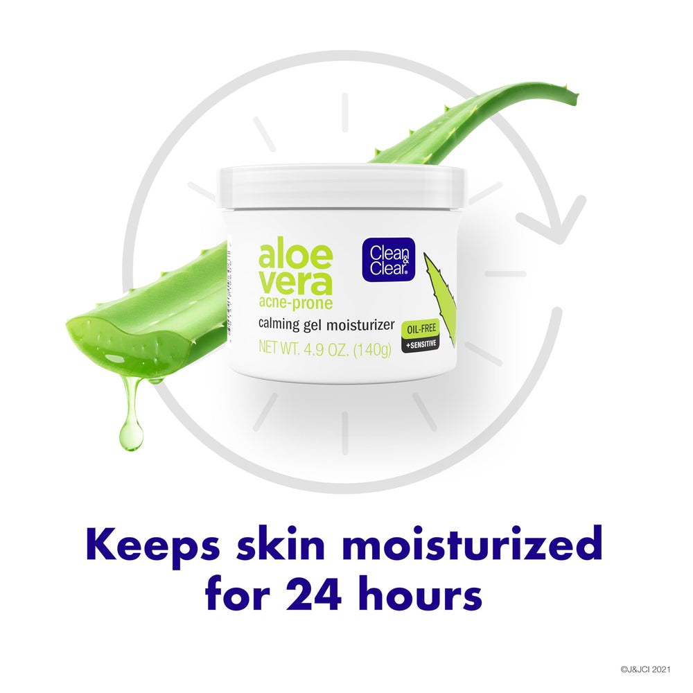 Clean & Clear Aloe Vera Calming Gel vegan label close-up highlighting ethical formulation.