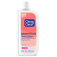 Clean & Clear Deep Cleaning Astringent bottle showing oil-control benefits