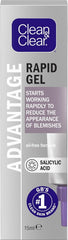Clean & Clear Advantage gel bottle front for quick spot care.