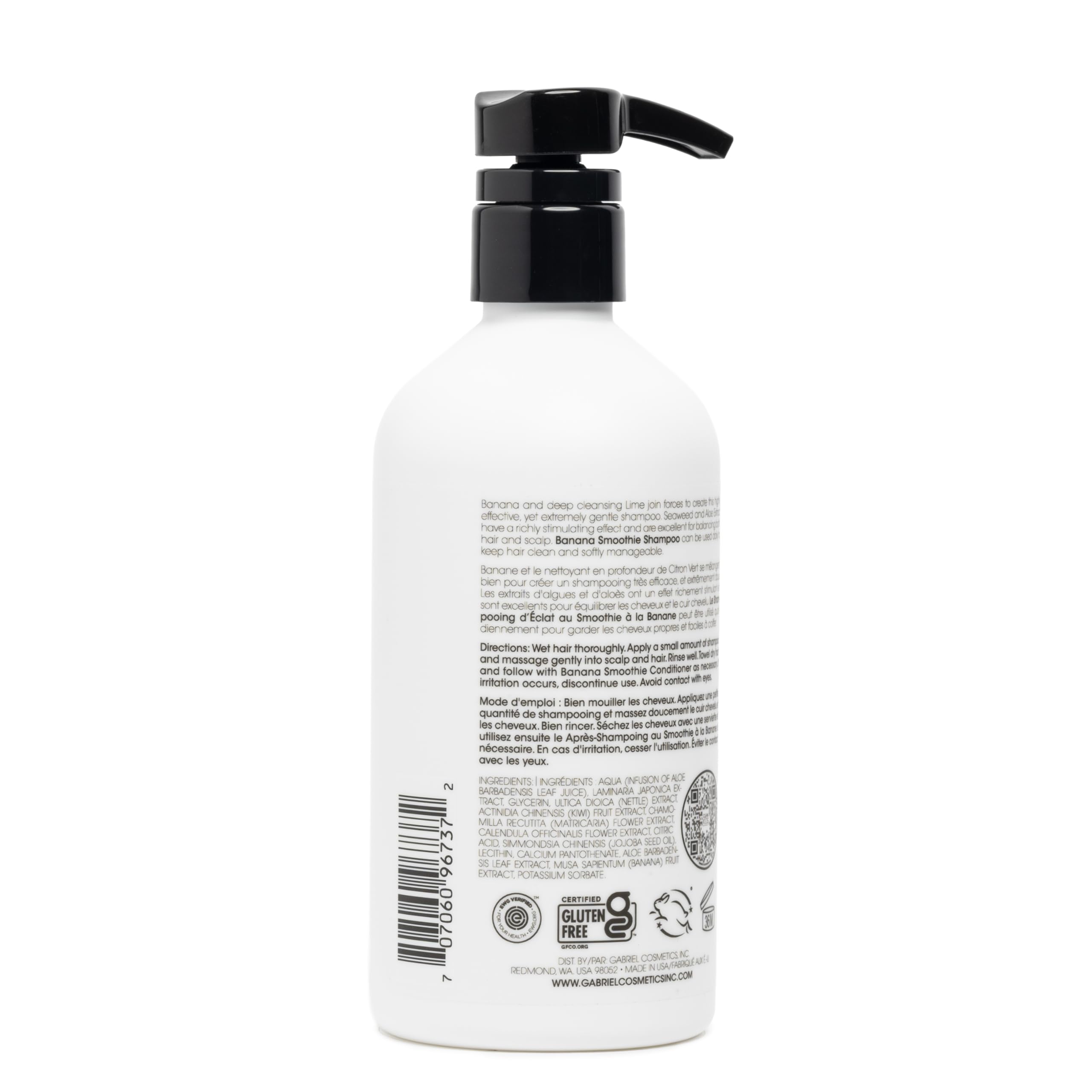 16 oz bottle of Clean Kids Naturally Tropical Shampoo on the sink.