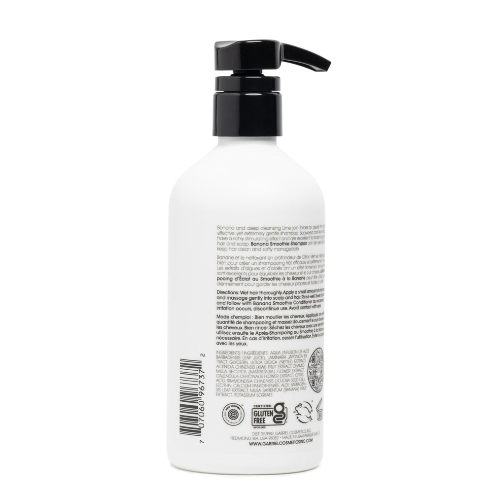 16 oz bottle of Clean Kids Naturally Tropical Shampoo on the sink.