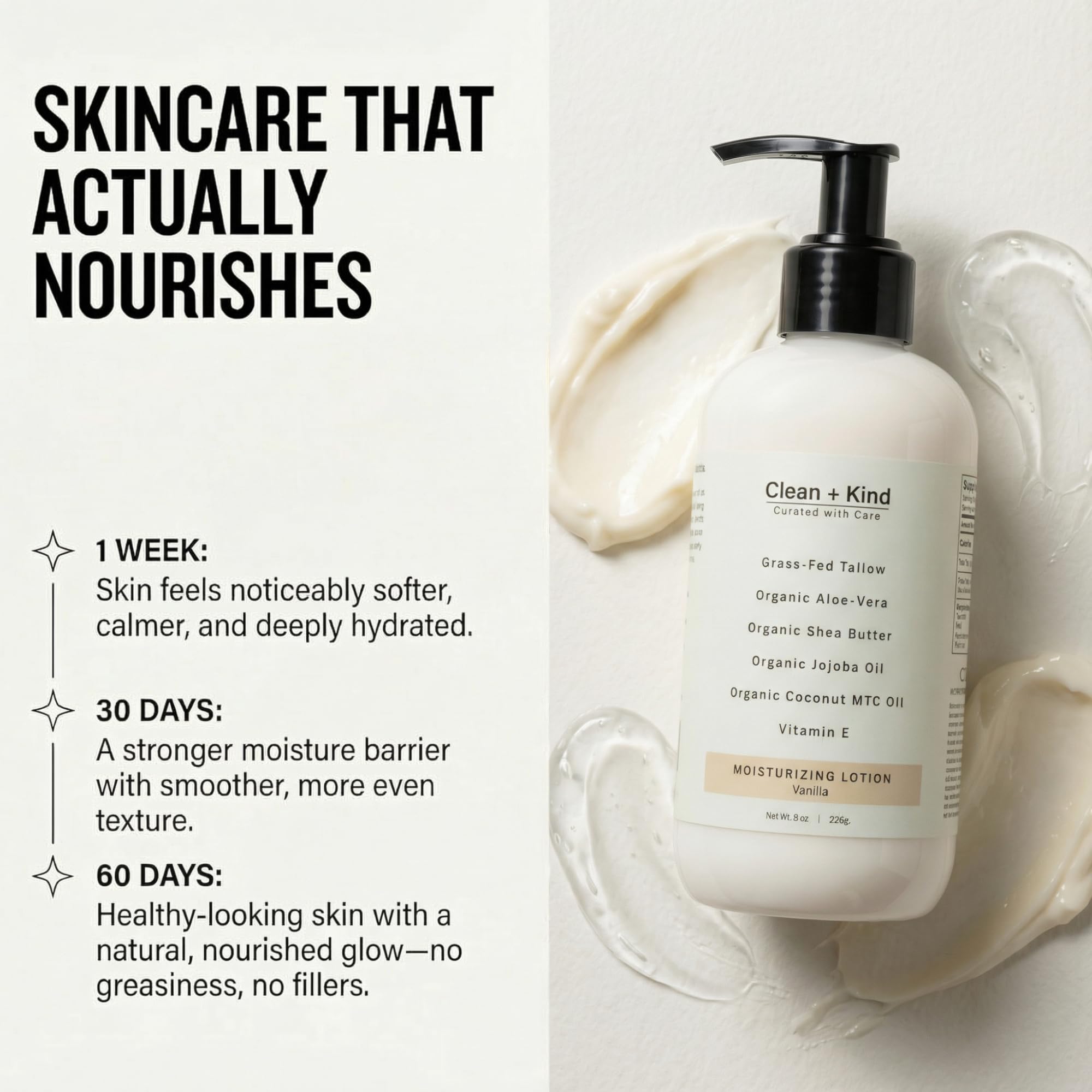 Clean and Kind hand-face-body application scene showcasing versatile use.