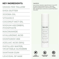 Subtle natural glow after using Clean + Kind Azelaic Cream.