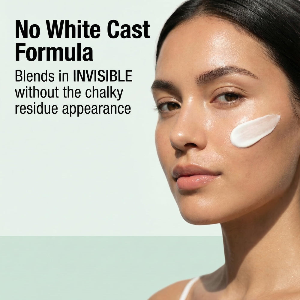 Packaging emphasizes reef-safe, non-toxic formula for responsible sun care.