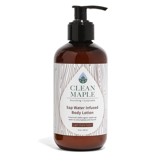 Clean Maple Maple Sap Water Bottle showing deep hydration and quick absorption