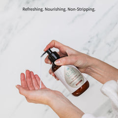 Clean Maple Sap Water Hydrating Body Wash enriched with organic shea butter for deep-soft nourishment.