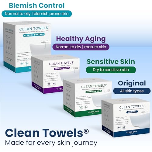 Clean Skin Club Clean Towels XL hygienic, mess-free daily towel solution